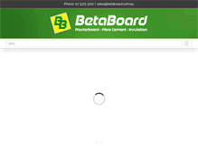 Tablet Screenshot of betaboard.com.au